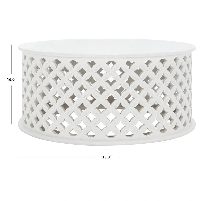 Table basse ronde Antkea SAFAVIEH - 35 L x 35 P x 16 H - 35Lx35Px16H