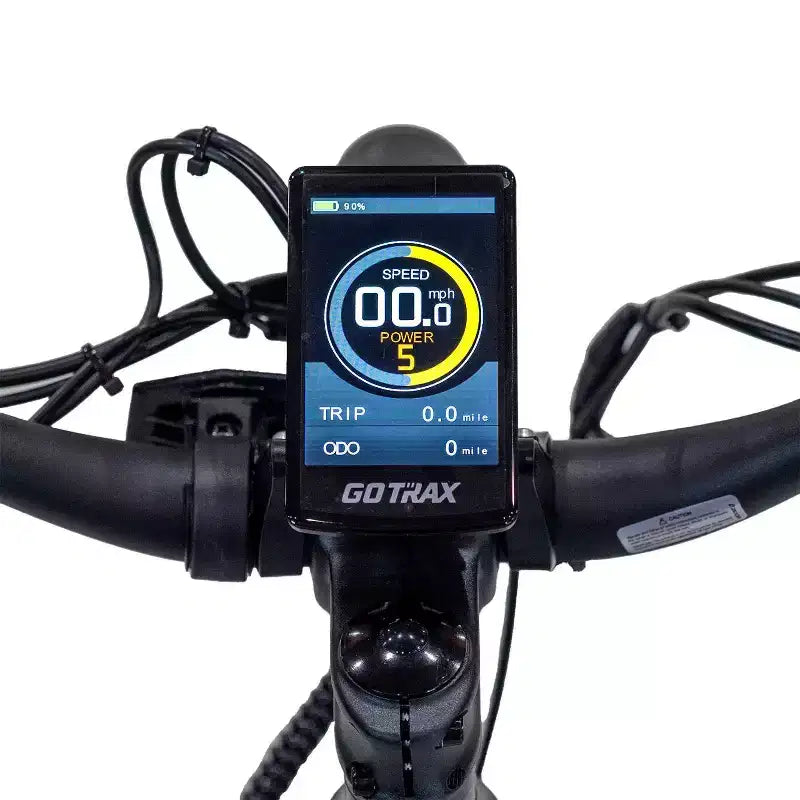 GOTRAX Bici elettrica ibrida con pneumatici FAT da 26" e telaio ribassato per adulti - Verde
