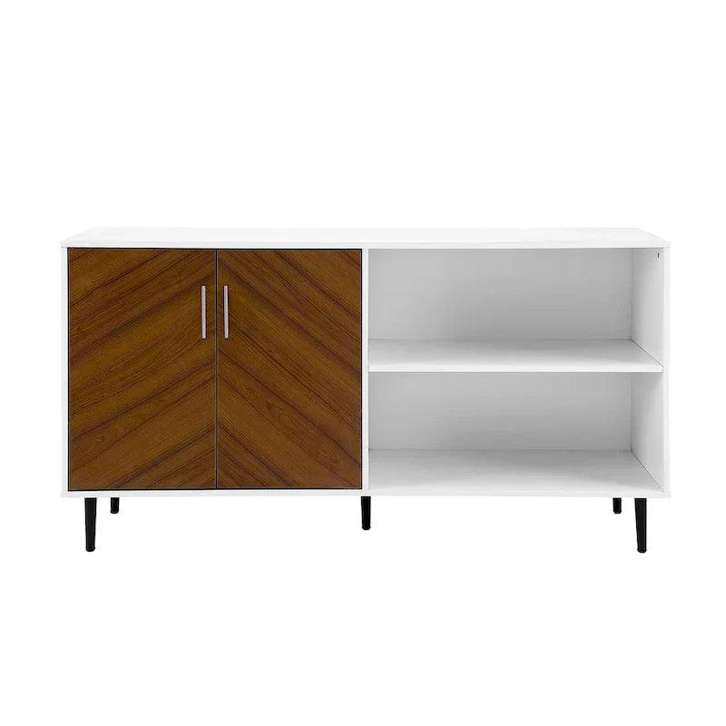 Mobile TV Middlebrook Cassandra da 58 pollici con motivo bookmatch